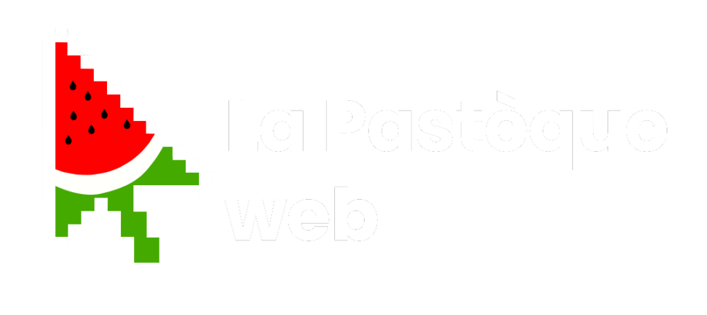 Logo La Pastèque web (version blanc)